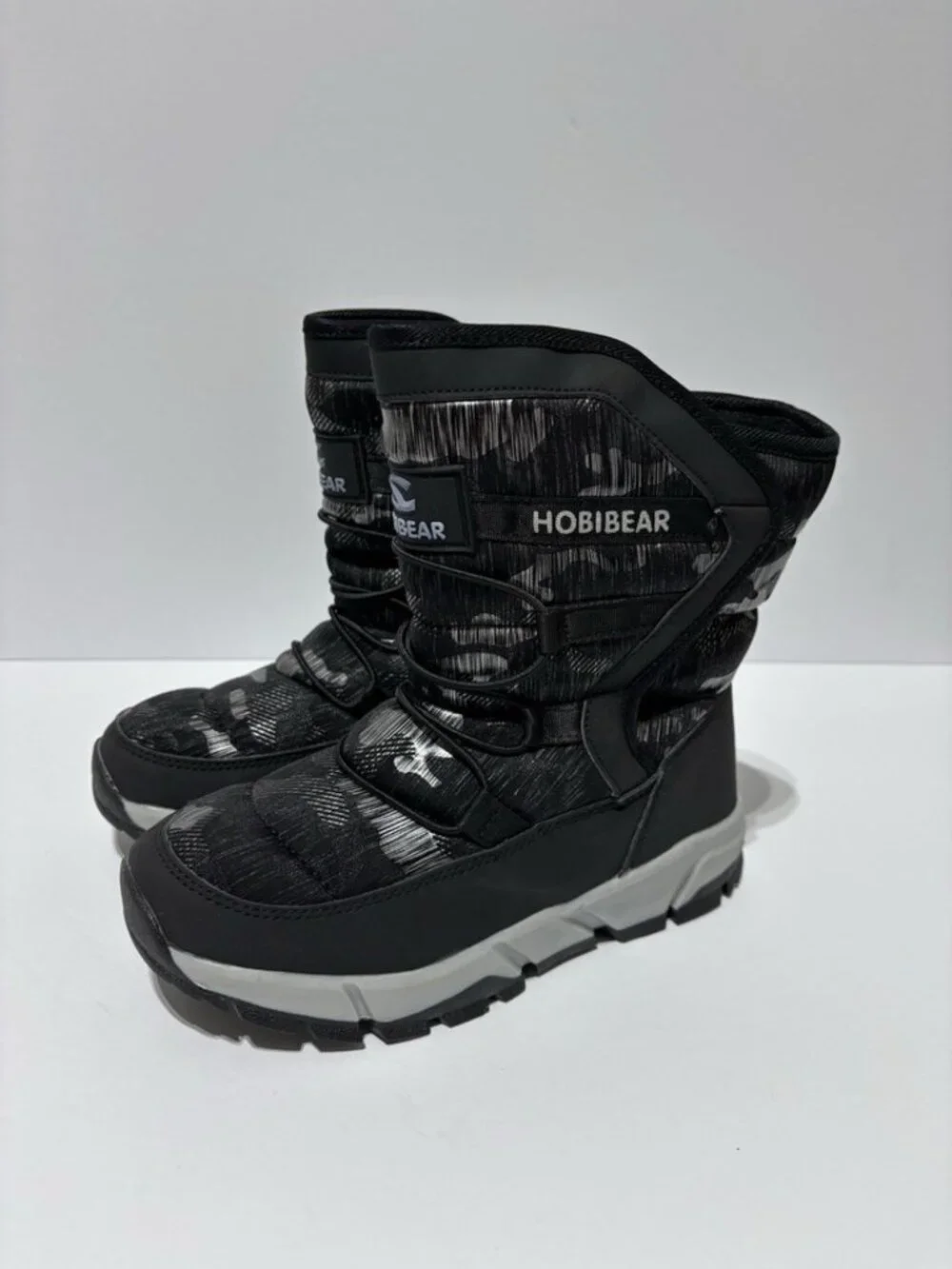 Hobibear Women’s Black Winter Boots, Size EUR 37, US 6 M